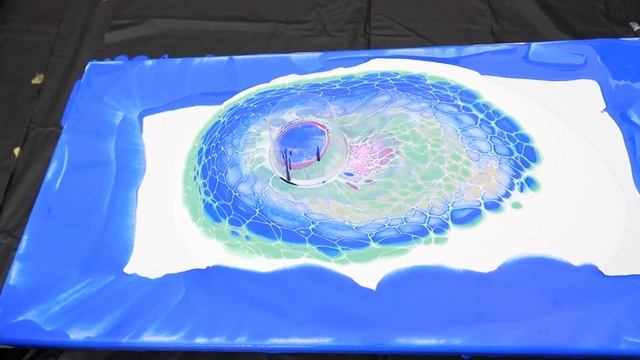 Large canvas | Fluid Art |Open Cup with Masking Tape | Acrylic Pour |Abstract смотреть онлайн