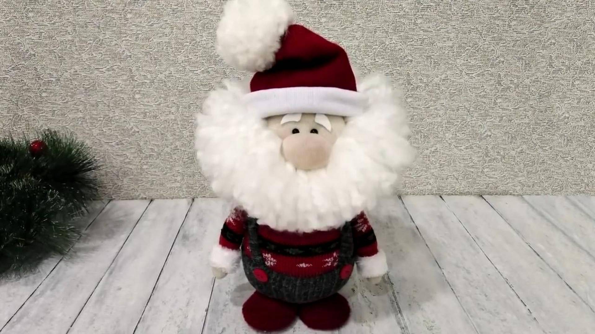 🎅🎄❄️ Как сделать деда мороза из носков своими руками__игрушки