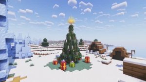 Создаём гигантскую Новогоднюю Ёлку в Майнкрафте! Minecraft!
