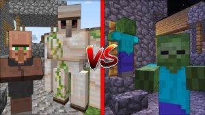 ДЕРЕВНЯ ЖИТЕЛЕЙ НУБОВ ПРОТИВ ДЕРЕВНЯ МОБОВ МУТАНТОВ В МАЙНКРАФТ | Риколит Minecraft