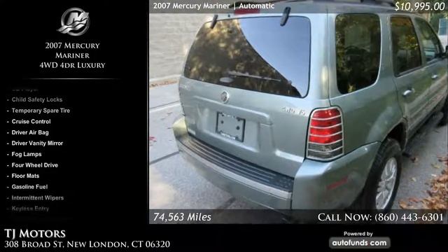 Used 2007 Mercury Mariner | TJ Motors, New London, CT - SOLD смотреть онлайн