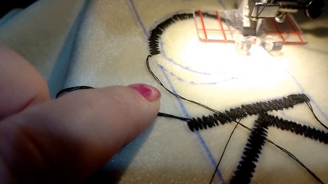 🎁Как я делаю подарки - подушки. Подушка, вышита на обычной швейной машине