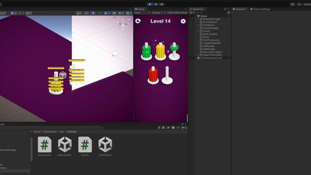 Nuts Bolts Sort Puzzle 3D Game Unity Source Code - Get Unity Code смотреть онлайн