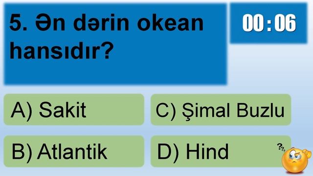 Ümumi biliklər üzrə test - 1 смотреть онлайн