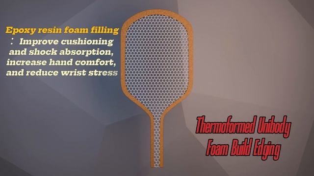 Popular Hybrid Shape Thermoformed Unibody Raw Texture Feature 100% Red Kevlar Pickleball paddle смотреть онлайн
