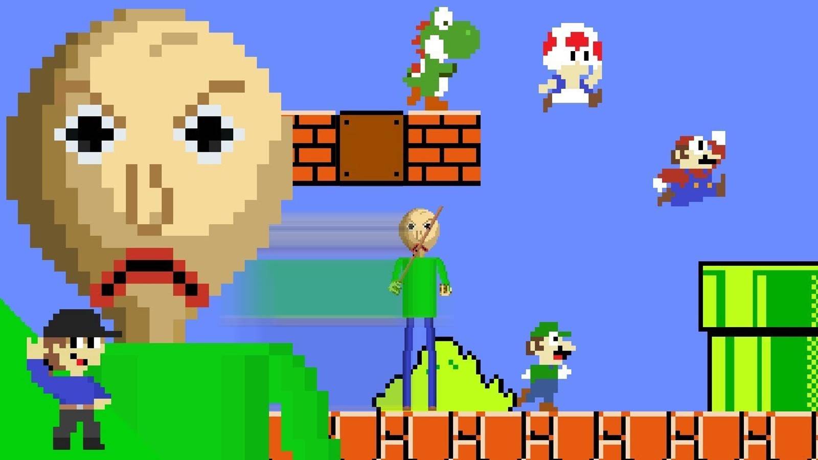 Повышение уровня: Балди будет играть главную роль в Super Mario Bros. смотреть онлайн