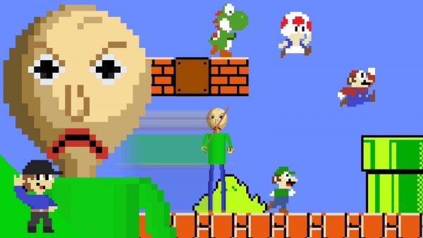 Повышение уровня: Балди будет играть главную роль в Super Mario Bros.