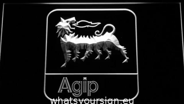 Agip LED Neon Sign смотреть онлайн