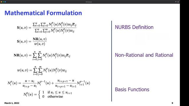 AAAI 2022 ADAM Workshop | A Differentiable Programming Module for NURBS | Adarsh Krishnamurthy смотреть онлайн
