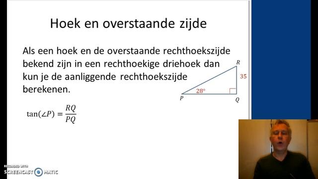 Hoofdstuk 6 les 4: Zijden berekenen met de tangens смотреть онлайн