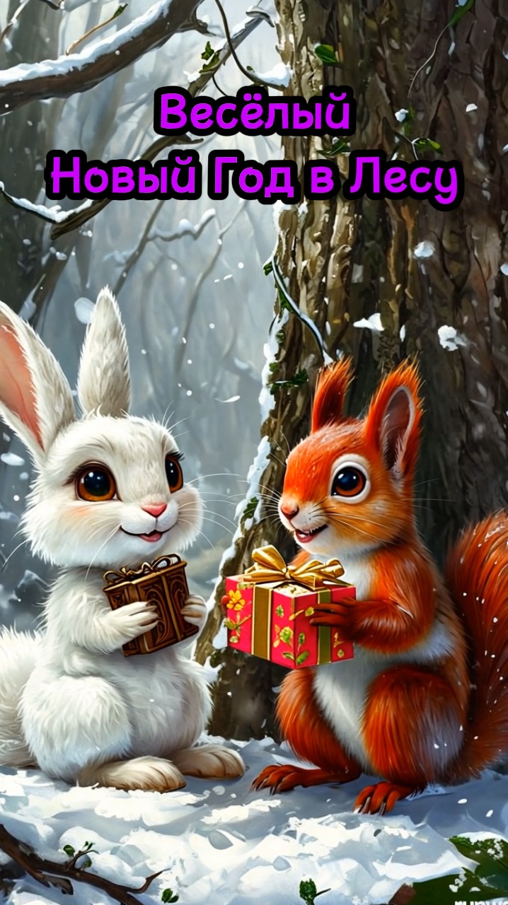 Веселый Новый Год в Лесу | Детские приключения |сказки | Сказки на ночь для малышей | аудиосказки смотреть онлайн