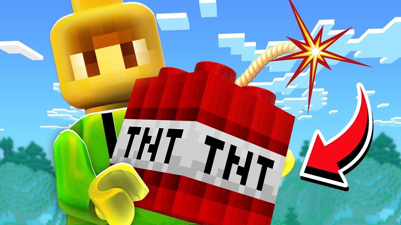 Я ВЗОРВАЛ ЛЕГО ДИНАМИТ В МАЙНКРАФТ | Риколит Minecraft смотреть онлайн