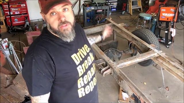 First day on the frame - 1937 Rat Rod Build Update 9 смотреть онлайн