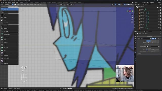 How to Model a Face!✨ Blender 3D Character Modeling Tutorial смотреть онлайн