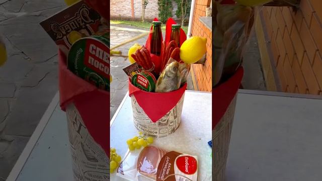 Мужской букет 💐 #творчество#творческийпроцесс #мужскойбукет смотреть онлайн