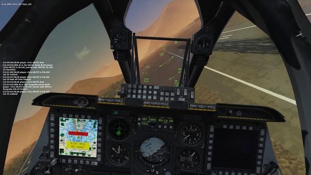 DCS A10C Crash landing смотреть онлайн