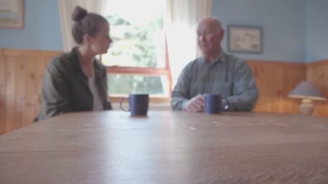 23nd August - Katie B Wide Interview with Callum in House Rack Focus on Table - C200