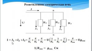 Лекция 1.4 Расчет неразветвленных и разветвленных электрических цепей постоянного тока