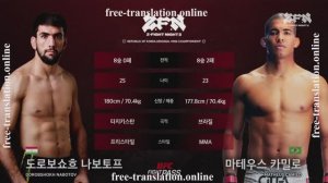 Доробшох Наботов vs. Матеус Камильо