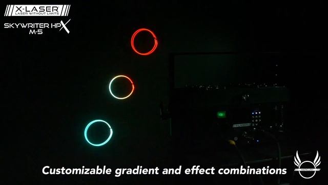X Laser Skywriter HPX M-5 quick look (5-watt RGB laser with console control) смотреть онлайн
