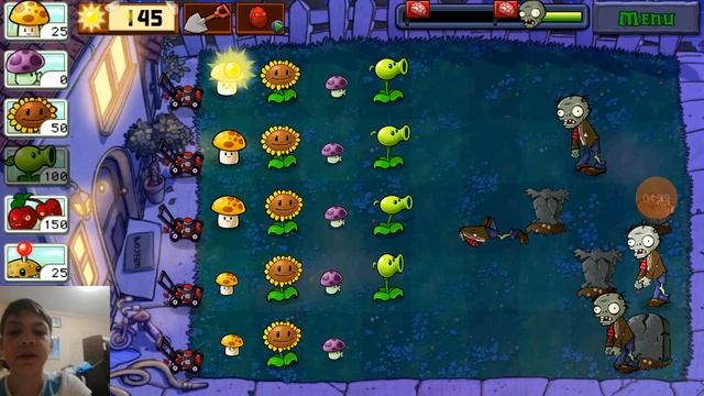 Я играю в "Растения против зомби" смотреть онлайн