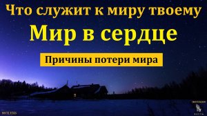 "Что служит к миру твоему". В. Д. Кушнирчук. МСЦ ЕХБ