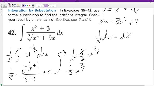 integral of (x^2 + 3)/(x^3 + 9x)^(1/3) dx смотреть онлайн