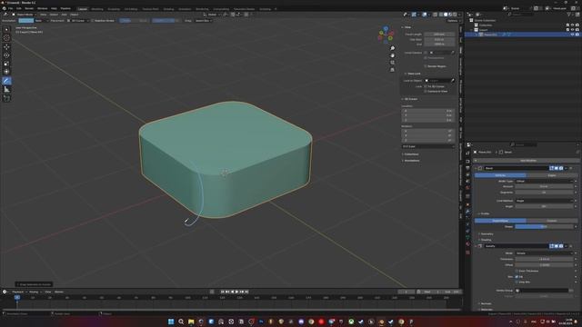 Правильные скругления или как сделать углы более сглаженными в Blender! Разбираем банальную ошибку смотреть онлайн