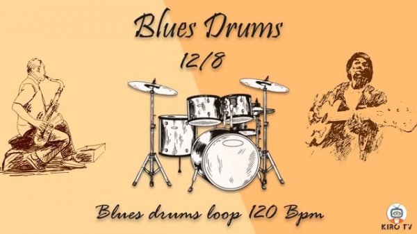 Blues drums loops - 120 BPM