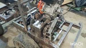 Минитрактор переломка с ДВУМЯ КПП!