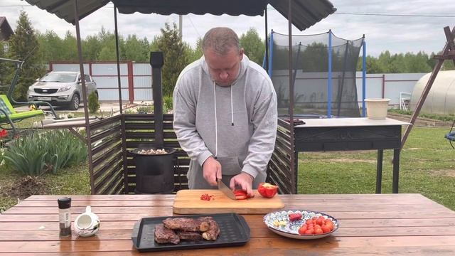 МЯСО С ОВОЩАМИ НА САДЖЕ смотреть онлайн