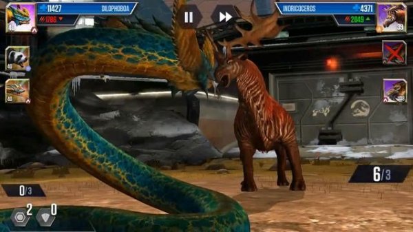 MARSUPIAL LION VS AILURARCTOS II Jurassic World The Game II Dinosaurs Game