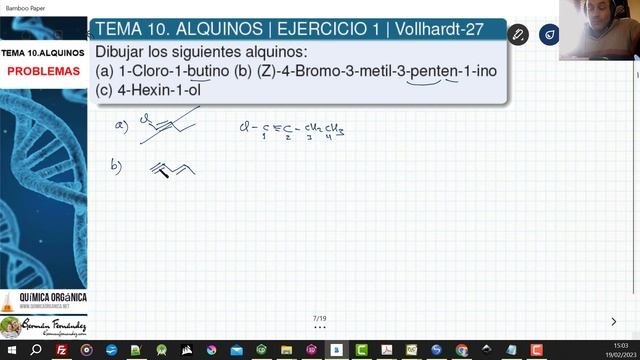 TEMA 10. ALQUINOS | EJERCICIO 1. DIBUJAR LOS ALQUINOS A PARTIR DEL NOMBRE смотреть онлайн