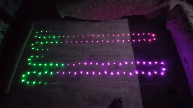 RGB гирлянда реакция на музыку