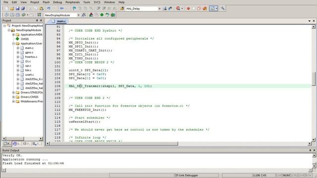Интерфейс SPI на примере STM32. Подключение периферии - экрана и памяти. смотреть онлайн