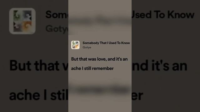 ..but that was love, and it's an ache I still remember..😞💔 смотреть онлайн