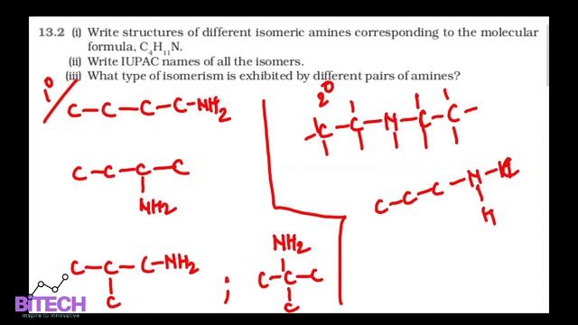 how to naming amine | Iupac nomenclature of amine| ncert in text and end text solution of amine смотреть онлайн