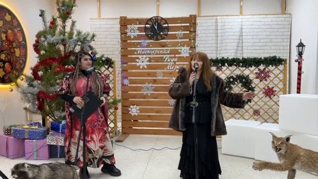 13 января 2024 г. Новогодний концерт в Усадьбе Деда Мороза. Выступление Маргариты Лео смотреть онлайн