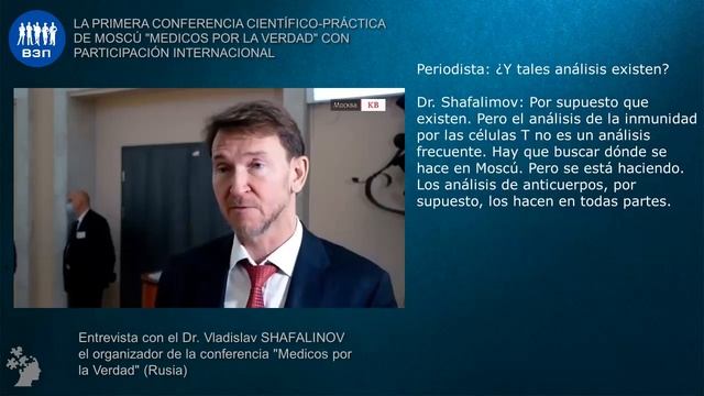 Entrevista a Dr. Vladislav SHAFALINOV. Conferencia "Medicos por la verdad", Moscú - 12.12.2021 смотреть онлайн