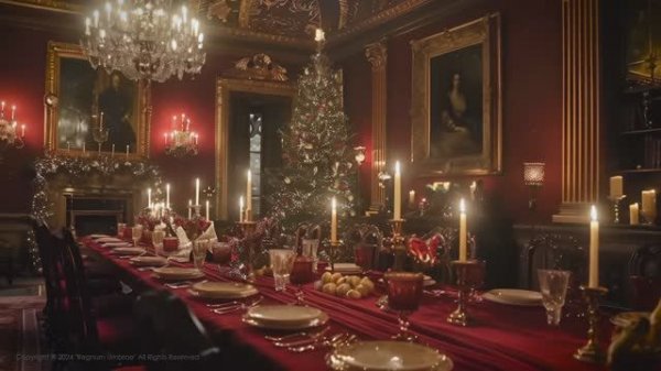 Christmas Ambience in a Victorian Mansion Melancholic Playlist for Studying Dark Academia Music