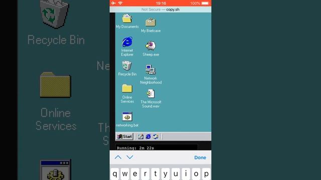 Let’s run Windows 98 on an IPhone (Bad Idea) смотреть онлайн