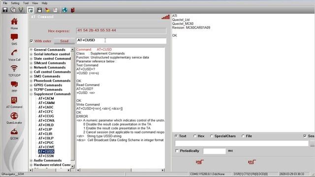 GSM модуль Quectel MC60 GSM/GPRS/GNSS. USSD запросы, баланс абонента. Кодировка PDU UCS2. смотреть онлайн