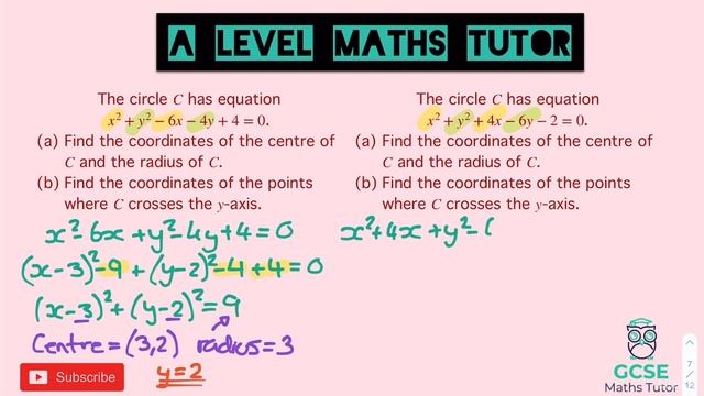 Equation Of A Circle | Geometry | GCSE Further Maths | A-Level Series