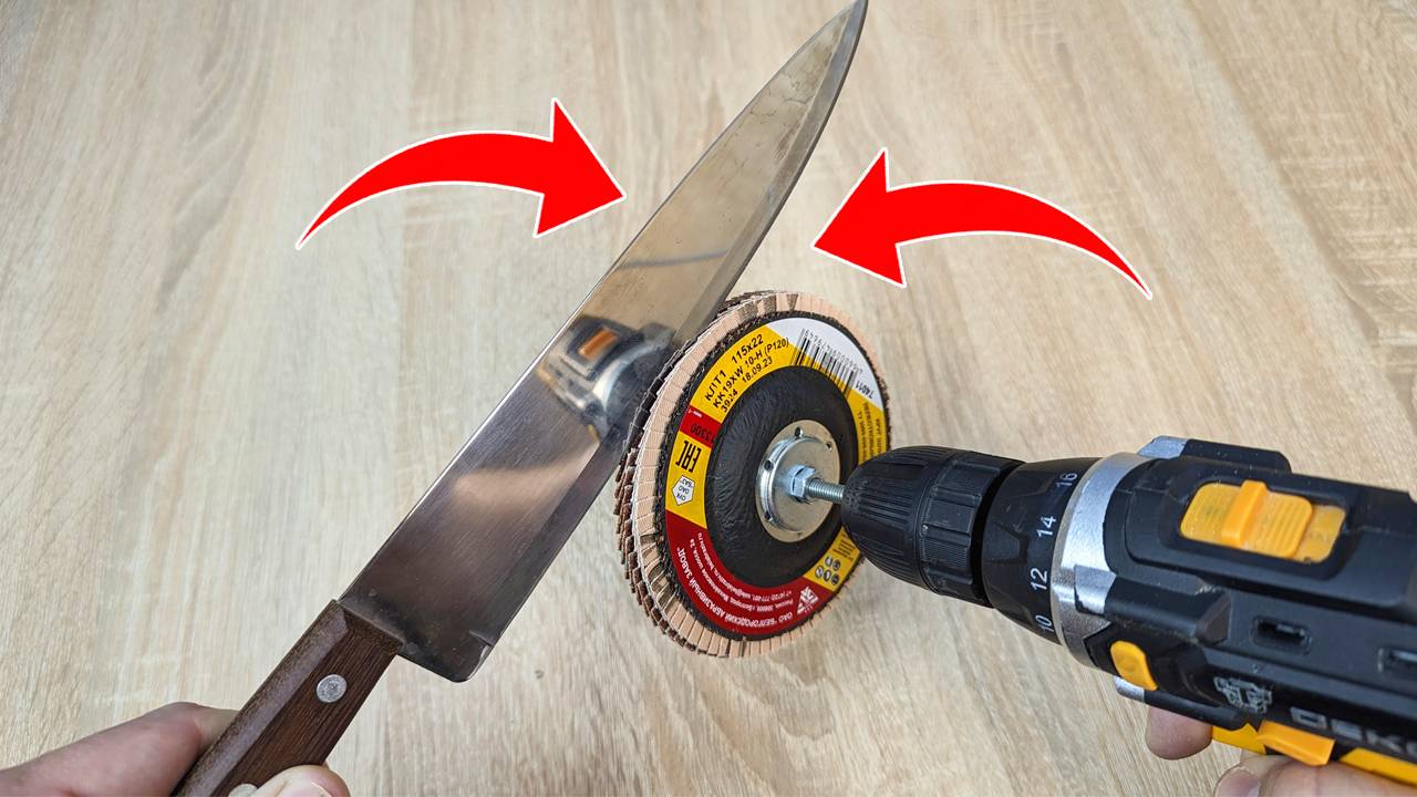 Как заточить Нож до остроты Бритвы за 3 минуты смотреть онлайн