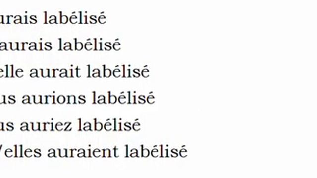 Изучение французского языка = Спряжение глаголов = Labéliser смотреть онлайн