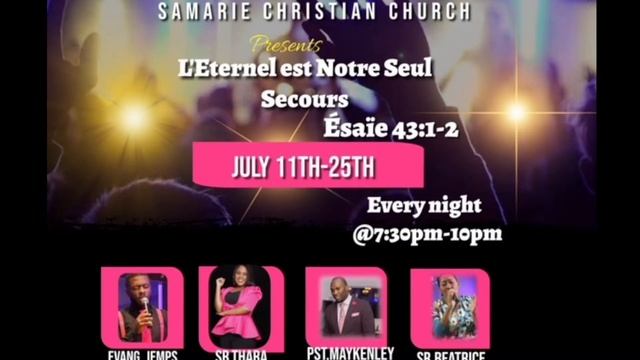 ANNUAL REVIVAL 4TH DAY |PRASIE &WORSHIP| SAMARIE CHRISTIAN CHURCH смотреть онлайн