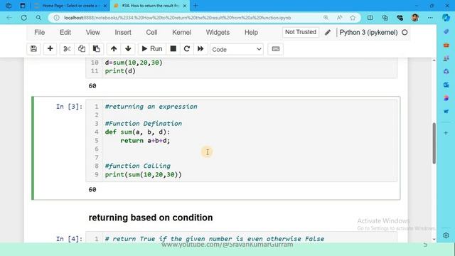 #34. return statement in Python смотреть онлайн