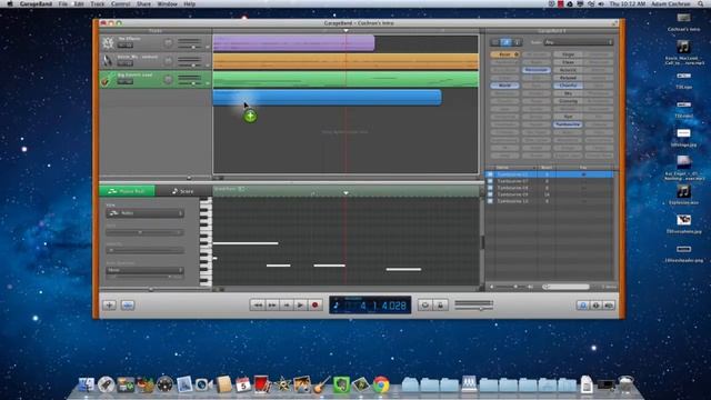 Adding a Loops Track in Garageband смотреть онлайн