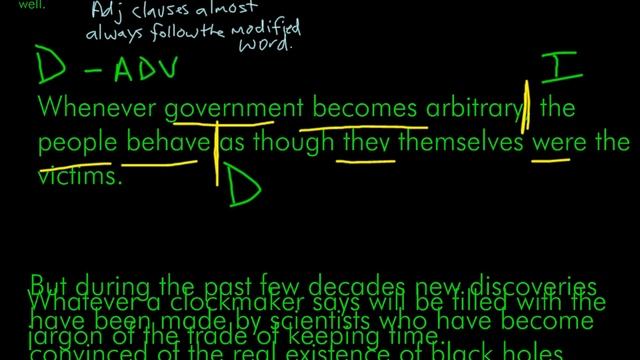 Identifying Clauses: Exercises, part 2 смотреть онлайн