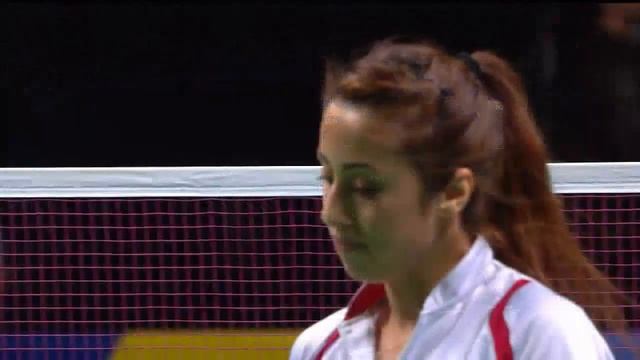 Highlight - 2014 Euro. C'ships WS 1/2 Final - Anna Thea Madsen vs Ozge Bayrak смотреть онлайн